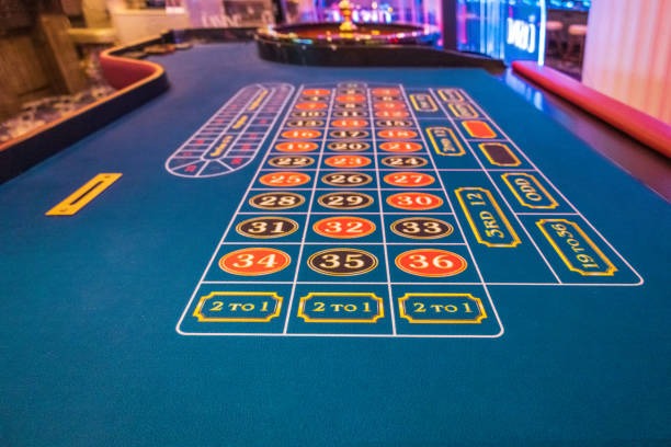 Live dealer baccarat table with multiple cameras